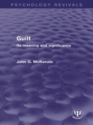 cover image of Guilt